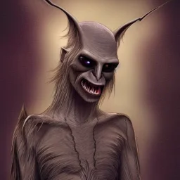 Long hairless bat wendigo