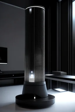 inspiration by stark tower + speaker with digital led