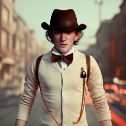 Clockwork orange Alex, real, full body, cyberpunk, dramatic lighting, hyper realistic, 8k