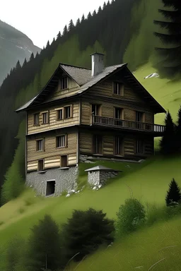 A house i n the montan