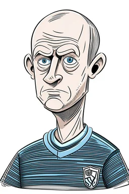 Albert Gudmundsson Footballer , cartoon 2d