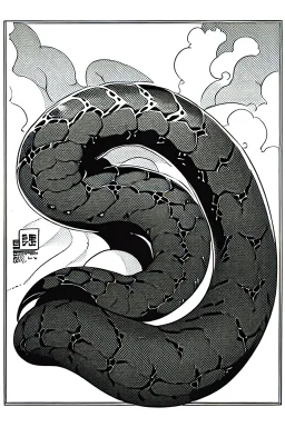 100 snakes, greyscale