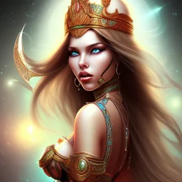 Beautiful women goddess full image