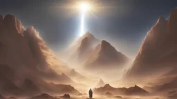 Our master Moses, peace be upon him, was With his family in Sinai He saw a light coming from one of the mountains This light was extremely powerful