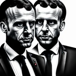 Emmanuel Macron by HR gigger