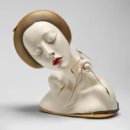 a surrealist sculpture by artist "Meret Oppenheim"