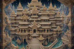 Escher jeweled thai castle