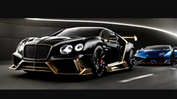 Mansory Bentley Bentayga And Lamborghini Veneno merged Hyper Sport, desktop wallpaper, 4K, Cinematic