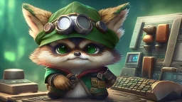 Teemo from League of Legends, as IT professional