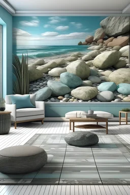 sea rocks in a room for sale