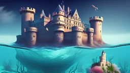 the castle under the ocean.