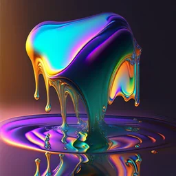 iridescent liquid