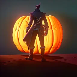 Jack-o'-lantern headless horseman