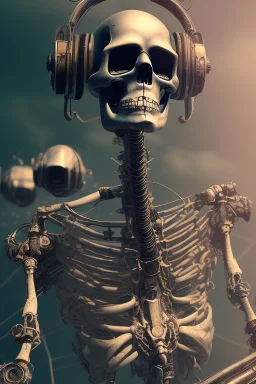  gaspunk skeletion,volumetric lighting, particals, intricate detail,realistc, close up