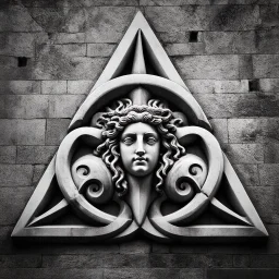 Absolutely, let’s infuse your prompt with vibrant hues! "Symbol of Sicily: The iconic Medusa head at the center offers protection against evil with its piercing gaze. Encircled by three dynamic legs, each representing the ceaseless motion and energy of life on the island. A kaleidoscope of vivid colors—brilliant golds, fiery reds, and lush greens—bring this emblem to life, symbolizing the rich cultural tapestry and natural beauty of Sicily. The warm and harmonious hues evoke the island's sun-so