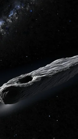 A comet looks like French Baguette