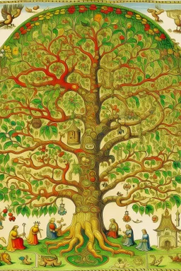 the medieval tree of joy masterpiece