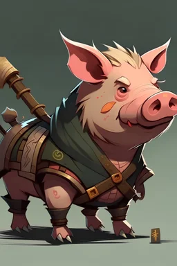 a artur named hanzo that's a pig that looks cool