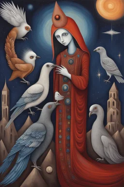 it is vast and you & I so small; by artist "Tracy Lee Stum";by artist "Leonora Carrington Schloe";by artist "deep byzantine"