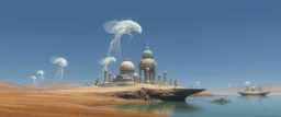 🧬 Intelligent Species The Yelari: Semi-transparent beings with thin, flexible bodies, adapted to both land and shallow water. Communicate using vibrational pulses, which can be “felt” through the ground or water. Cultural focus: Harmony with resonance, designing cities and tools to amplify natural sounds. Architecture: Buildings made of tuned crystal that resonate with the environment. Floating platforms anchored to mineral islands, allowing mobility during tidal shifts.