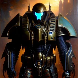 portrait 'Terran Reaper Unit-Starcraft' ancient metal armor ,painting by gaston bussiere, greg rutkowski, yoji shinkawa, yoshitaka amano, tsutomu nihei, donato giancola, tim hildebrandt, oil on canvas, cinematic composition, extreme detail,fit full head inside picture,16k