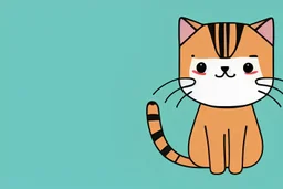 cute cat illustration