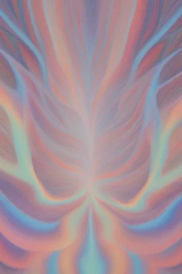 Quantum Entanglement; abstract art; rainbow of pastels