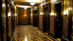 A long, narrow hallway that curves at impossible angles and opens into rooms that defy geometry: one room is a perfect cube, another is a sphere, and another is an endless labyrinth. Light emanates from unexplainable sources.