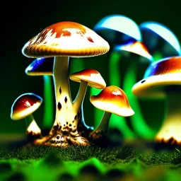 some psychedelic mushrooms never seen before photography