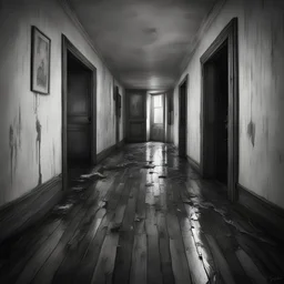 A chill snaked down my spine as I walked through the echoing halls. The floorboards creaked under my weight, and the silence was broken only by the drip of water from a leaky faucet somewhere above. I felt watched, as if unseen eyes were following my every move.