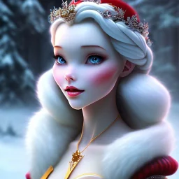 Snow white, beautiful, soft