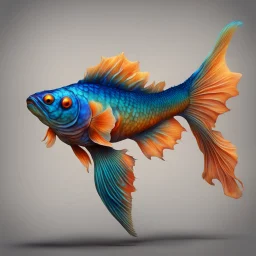 Create a Texture, Inspired from Mandarin Dragonet Fish Tail, 3d Realist Detailed