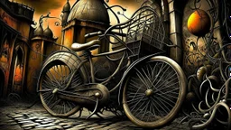 Old Bicycle. Street Photography