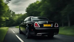Rolls Royce Challenger , desktop wallpaper, 4K, Cinematic, rear view