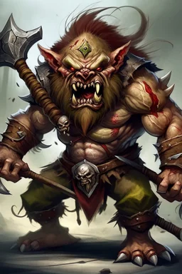 troll warrior berserker rage angry