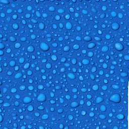 water droplets on blue background seamless texture