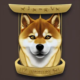 shiba inu US military badge