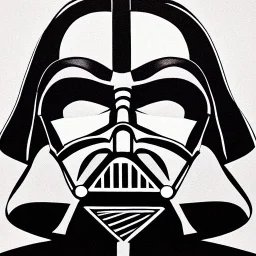 a portrait of darth vader by van gough