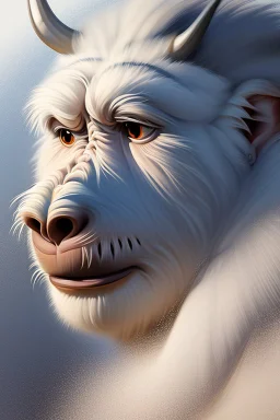 painting, portrait of a beautiful Epi-Yeti, 8k, highly detailed high, quality