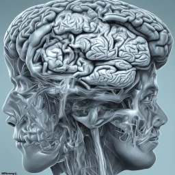 brain front view