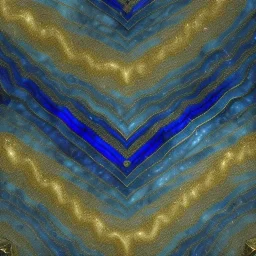 Abstract background, fashion fake stone texture, lapis sodalite labradorite sapphire blue agate or marble slab with gold glitter veins, wavy lines and bands, painted artificial marbled surface, artistic marbling illustration, geode pattern