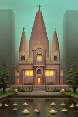 picture of temple by mark ryden