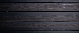 horizontal wooden planks painted dark brown