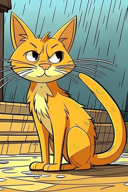 stray cat cartoon