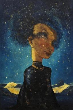 the stars above, in the style of Man Ray