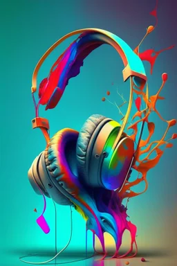 /imagine prompt: headphones, anatomy, colorful, no mistake