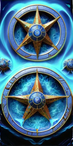 symbole caducée eau