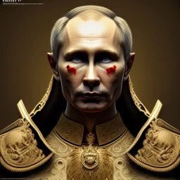 Putin as LUcifer, Character Portrait, magnificent, majestic, highly intricate gigantic, Realistic photography, incredibly detailed, ultra high resolution, 8k, complex 3d render, cinema 4d