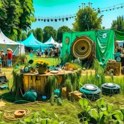 ecological things in a music festival