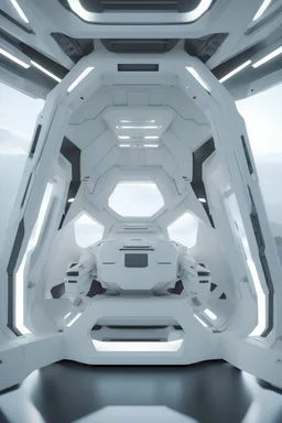sci-fi spaceship in the style of EVE-online (((side view: 1.4))) , cubically angular shapes, rounded structural elements, rectangular portholes, illuminated from the inside, volumetric light, even lighting, sci-fi design, white color,sky-fi design, view from space, Cinestill 800T octane render, ward winning intricate detail realism 8K Octane, Blender, ,cyborg style